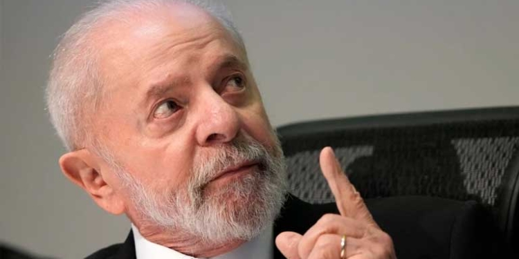 El presidente brasileño Luiz Inácio Lula da Silva . (AP Foto/Eraldo Peres)