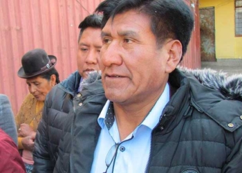 El secretario Ejecutivo de los Gremiales del Norte de El Alto, Felipe Quispe | Foto: El Alteño