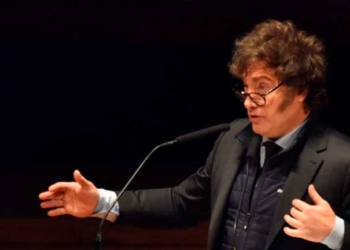 El presidente de Argentina Javier Milei en el Foro Madrid | Pablo Cuarterolo