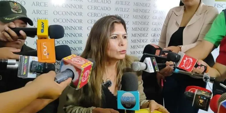 La fiscal departamental de Tarija, Sandra Gutiérrez | Foto: David  Maygua