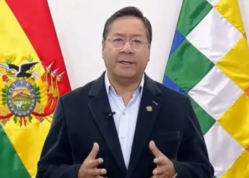 El presidente de Bolivia, Luis Arce,