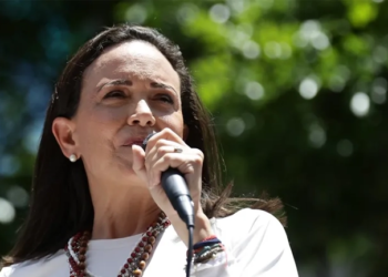 Fotografía de archivo de María Corina Machado en Caracas (Venezuela). EFE/ Ronald Peña