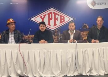 Conferencia de prensa del Ministerio de Hidrocarburos