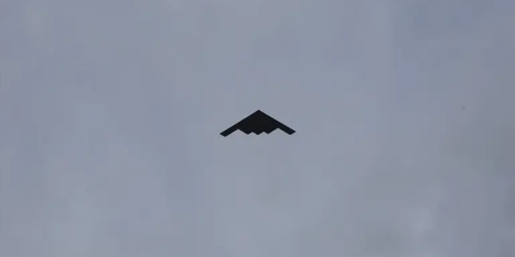 Fotografía de archivo de un avión B-2 Spirit de EE.UU. EFE/ Armando Arorizo