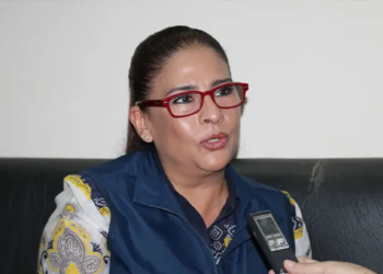 Ruth Ponce, esposa del gobernador de Tarija, Óscar Montes | Foto: La Voz de TArija