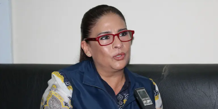 Ruth Ponce, esposa del gobernador de Tarija, Óscar Montes | Foto: La Voz de TArija