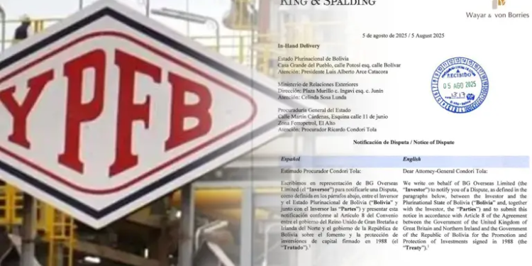 Shell demanda a Bolivia por “medidas ilegales” y venta de crudo