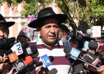 El dirigente de la Csutcb, Mario Seña