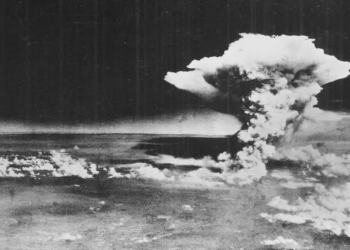 La nube en forma de hongo sobre Hiroshima, Japón, el 6 de agosto de 1945Credit...Ejército de Estados Unidos | Foto: Ejercito de EEUU.