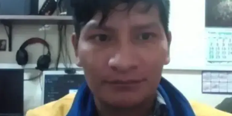 Julio Lero, un joven indígena tsimane de 20 años