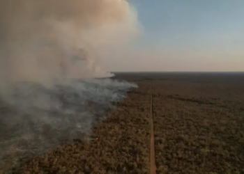 Ñembiguasu en llamas