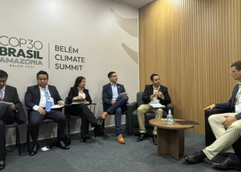 El Vicepresidente Edmand Lara se reunió con representantes del Banco de Desarrollo Alemán (KFW) para abordar temas de financiamiento climático, conservación de bosques y recuperación de suelos degradados