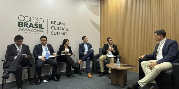 El Vicepresidente Edmand Lara se reunió con representantes del Banco de Desarrollo Alemán (KFW) para abordar temas de financiamiento climático, conservación de bosques y recuperación de suelos degradados