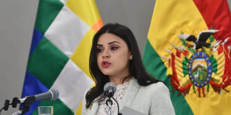 La vocera presidencial, Carla Faval,