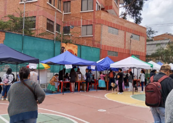 Uno de los centros de votación habilitado por el TSE, Bellavista La Paz