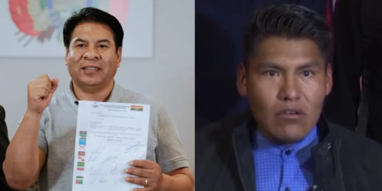 El líder de Nueva Generación Patriótica (NGP), Édgar Uriona / René Yahuasi