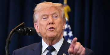 Donald Trump, presidente de Estados Unidos (AFP/Getty Images via AFP)