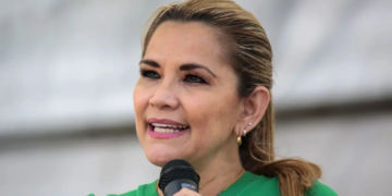 La expresidenta interina de Bolivia, Jeanine Áñez Chávez