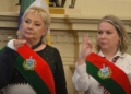 En polémica elección la esposa de Jhonny Plata y potosina, Waldy Caballero fue elegida como Presidenta del Concejo Municipal de La Paz (Izquierda)