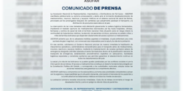 Comunicado de ASOFAR