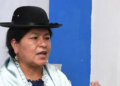 Simona Quispe, exsenadora evista