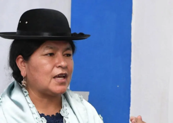 Simona Quispe, exsenadora evista