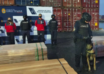 Histórica incautación de drogas en puertos chilenos