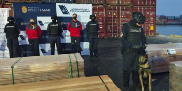 Histórica incautación de drogas en puertos chilenos