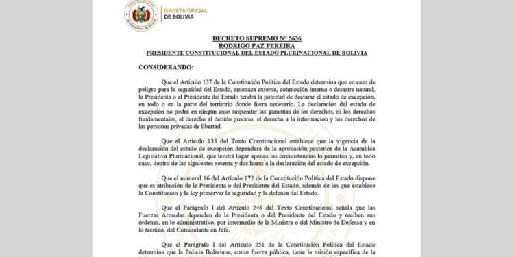 Decreto Supremo 5636